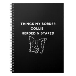 Saker Min Border Collie Drivit & Stirrat Anteckningsbok