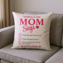 Saker Min Mamma Säger Anpassad Mors Gåva Minnessak