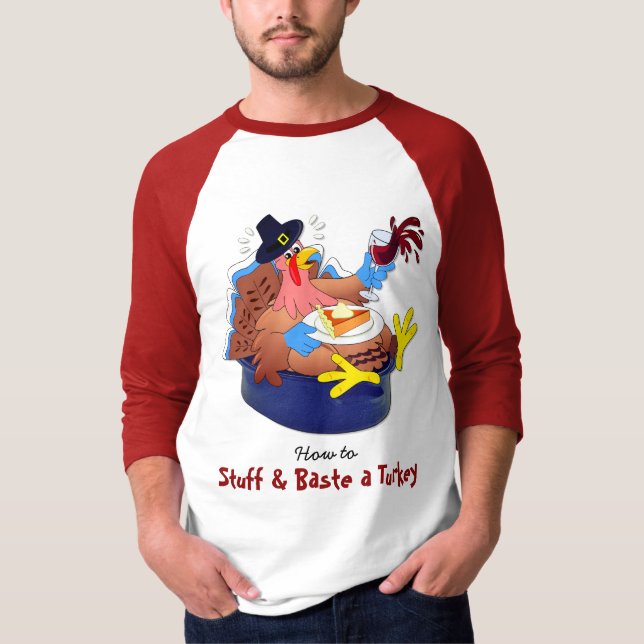 Saker och Baste a Turkiet (Vin) T Shirt (Framsida)