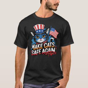Säker om valet 2024 Debatt om katt T Shirt