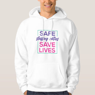 Säker personal - Nurse Manar Hoodie (rosa)