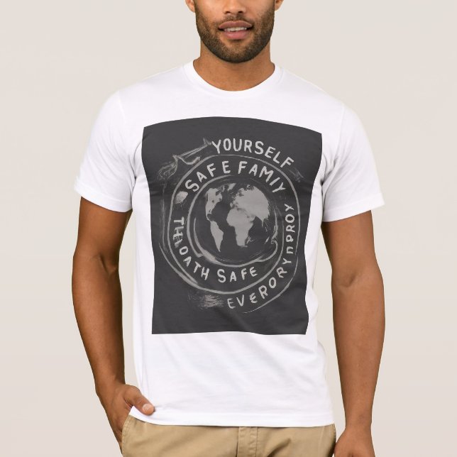 Säker Säker familj Sen Säkra alla T Shirt (Framsida)