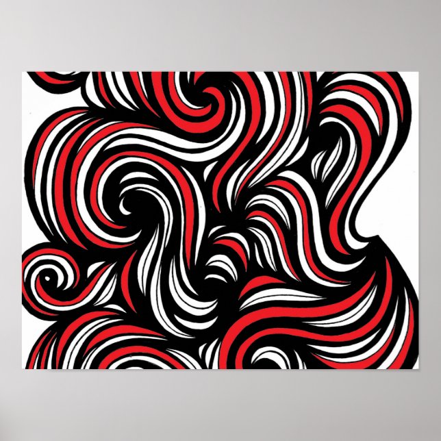 Säker, självdisciplinerad, tankfull poster (Framsidan)