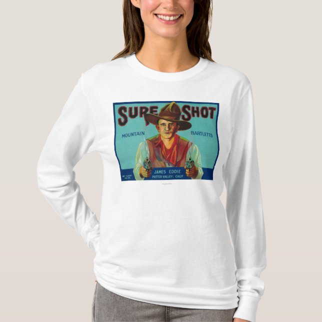 Säker skjuten PearlådaLabelPotter dal, CA Tee Shirt (Framsida)