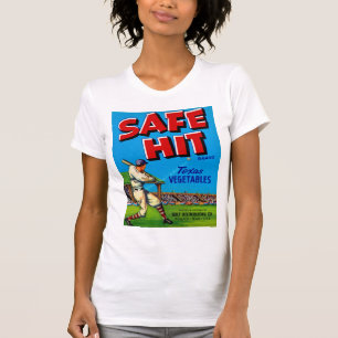 Säker Slå Vintage Lable Art Tee