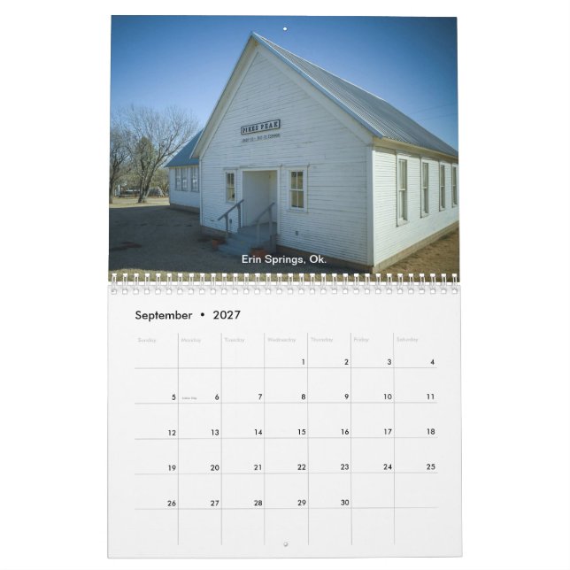 Saker som glömms 2019 kalender (Sep 2027)