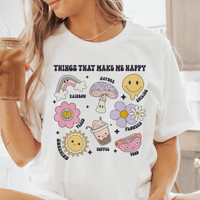 Saker som gör mig lycklig t shirt (Skapare uppladdad)