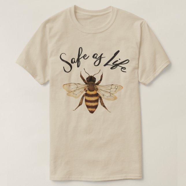Säker som livet t shirt (Design framsida)