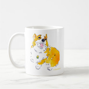 Saker tittar upp! Corgimugg Kaffemugg