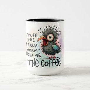 Saker vid tidigt mask, visa kaffet mugg