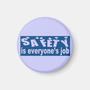 SÄKERHET är alla jobbet Magnet