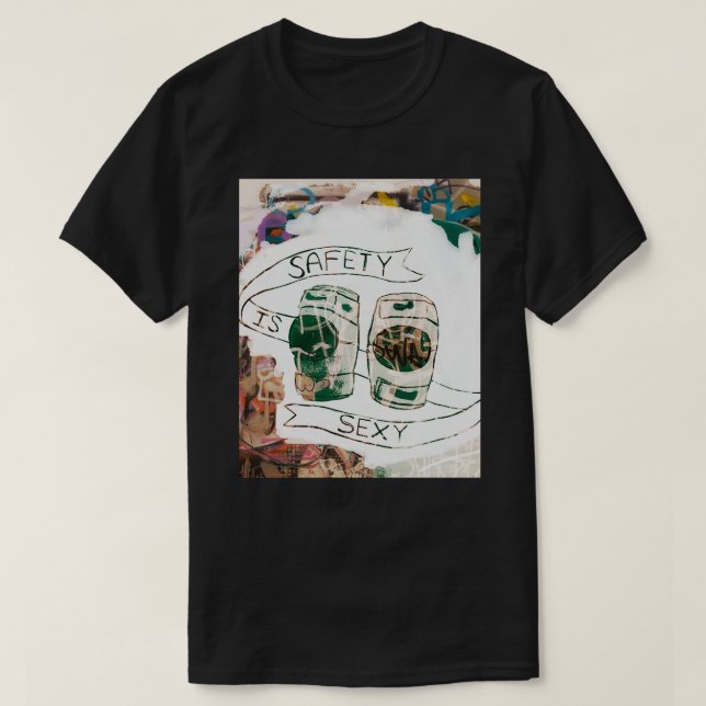 Säkerhet är sexigt t shirt (Design framsida)