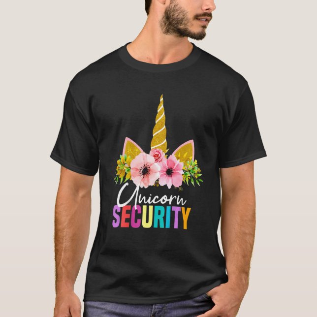 Säkerhet för kvinnor, enhetlig säkerhet t shirt (Framsida)