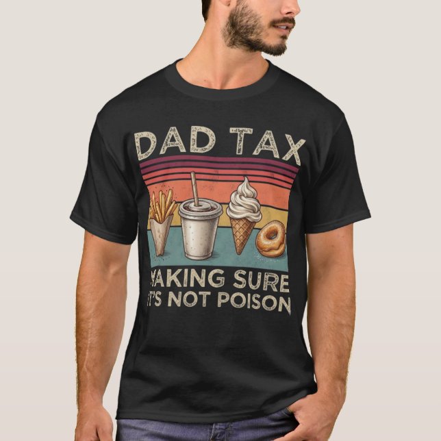 Säkerhet först: Pappaskatt T Shirt (Framsida)