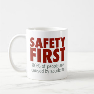 Säkerhet första! kaffemugg