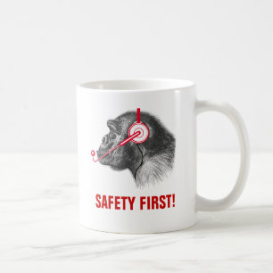 Säkerhet första! kaffemugg