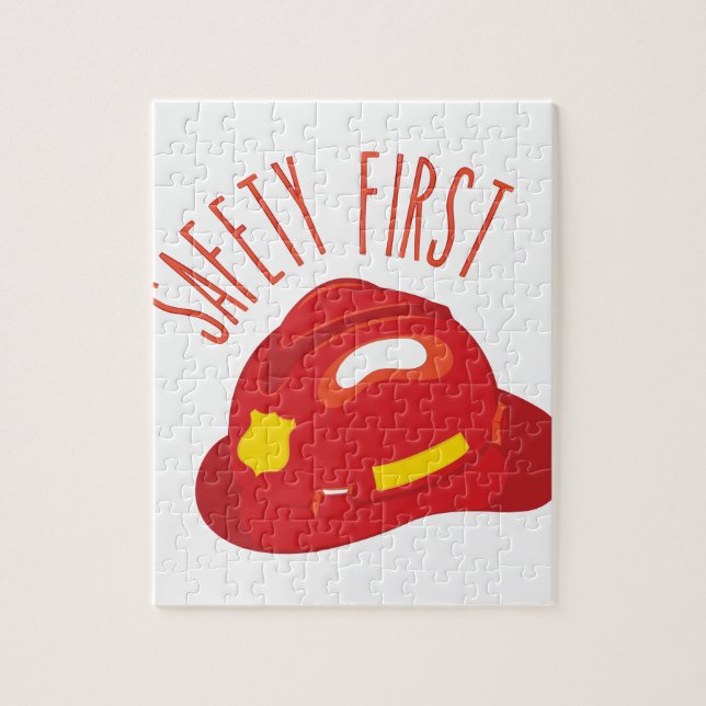 Säkerhet första pussel (Vertikal)