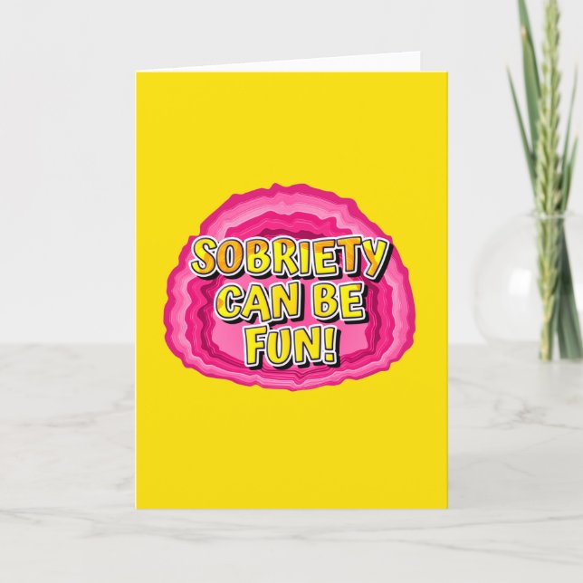 Säkerhet kan vara Roligt | AA Recovery Prayer Kort (Framsida)