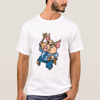 Säkerhet mäter tee shirt
