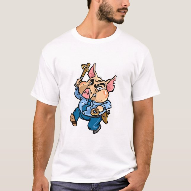 Säkerhet mäter tee shirt (Framsida)