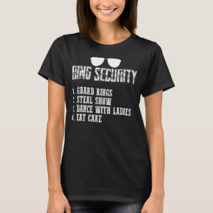 Säkerhet och skydd i Bröllop vid ring T Shirt