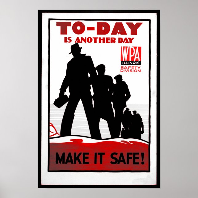 Säkerhet på arbetsplatsen poster (Framsidan)