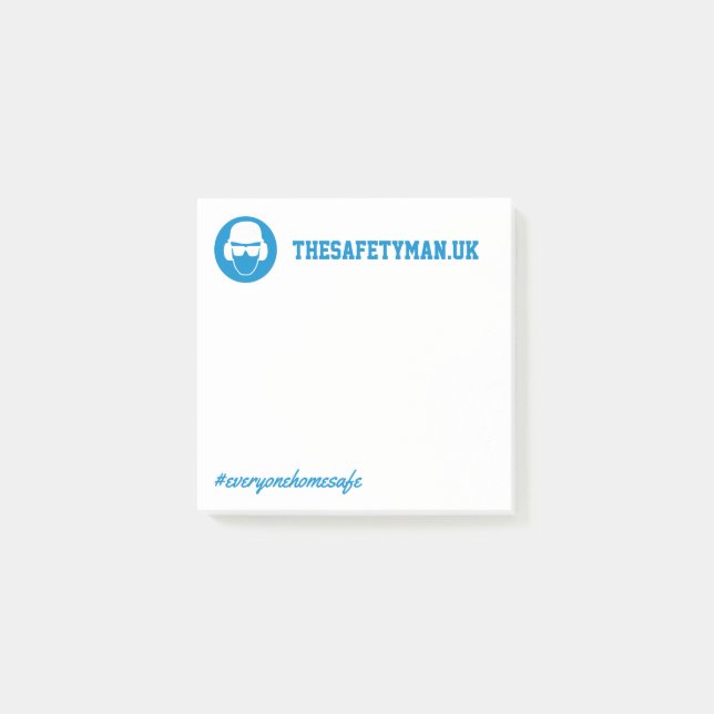 Säkerhet postar det noterar post-it block (Framsida)