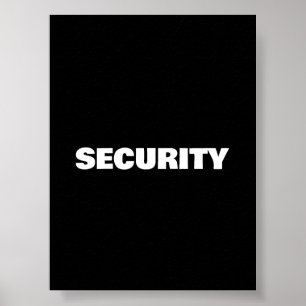 Säkerhet Poster