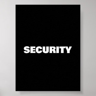 Säkerhet Poster