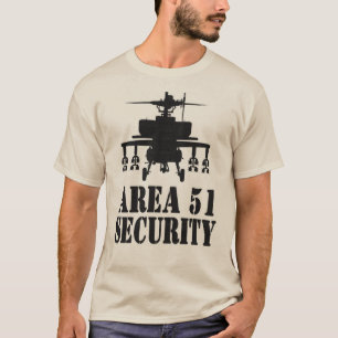 Säkerhet T för område 51 Shirt