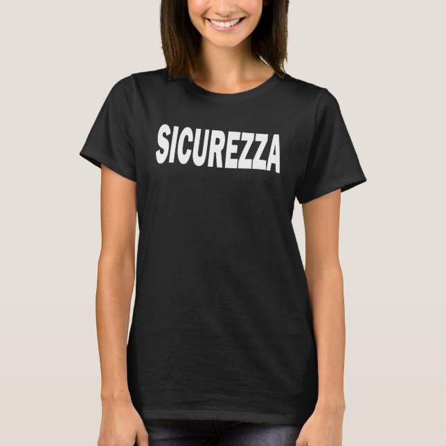 Säkerhet T Shirt (Framsida)