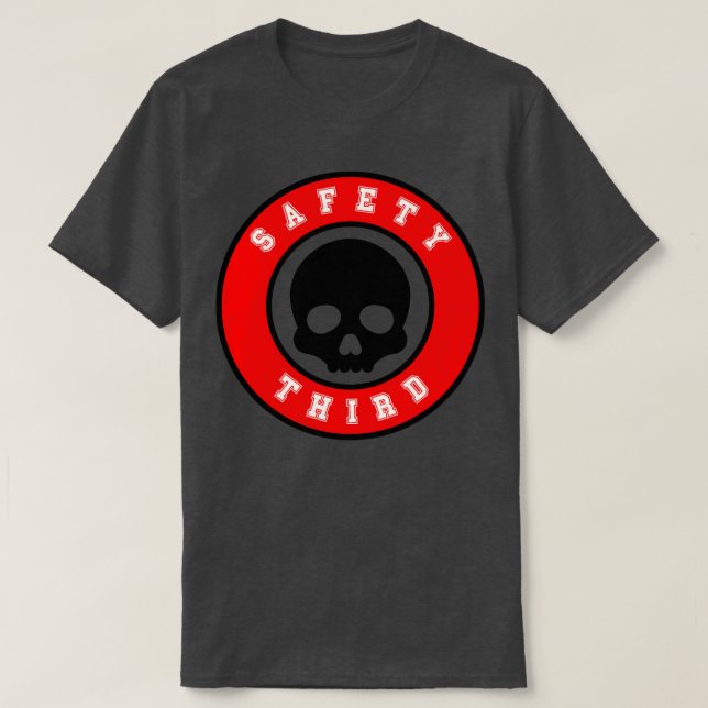 Säkerhet tredje 19 t shirt (Design framsida)