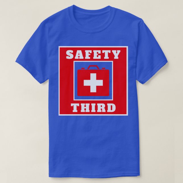 Säkerhet tredje 42 t shirt (Design framsida)