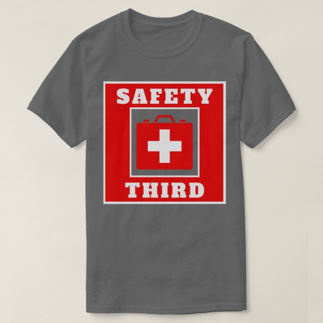 Säkerhet tredje 43 t shirt (Design framsida)
