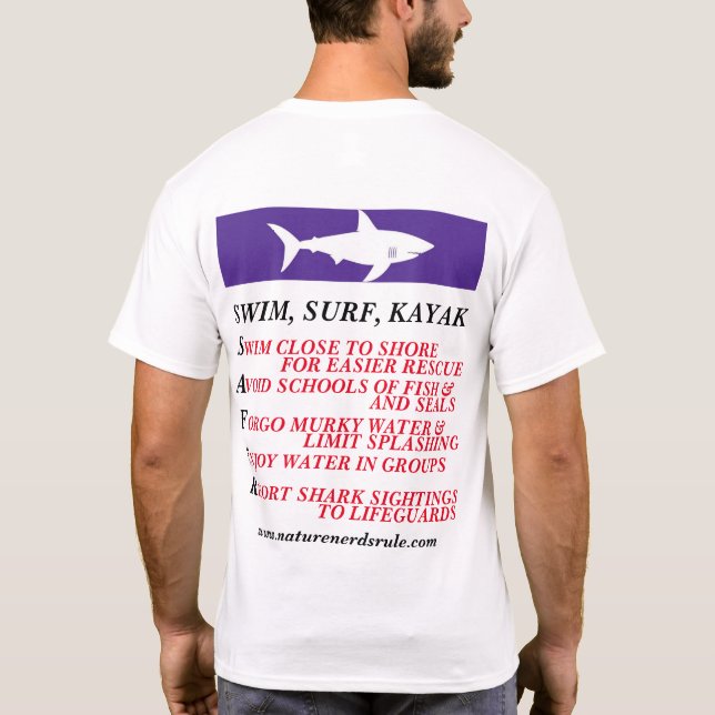 Säkerhet Truro för uddtorskhaj T Shirt (Baksida)