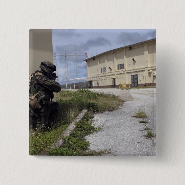 Säkerhet vid marina stationer knapp (Framsida)