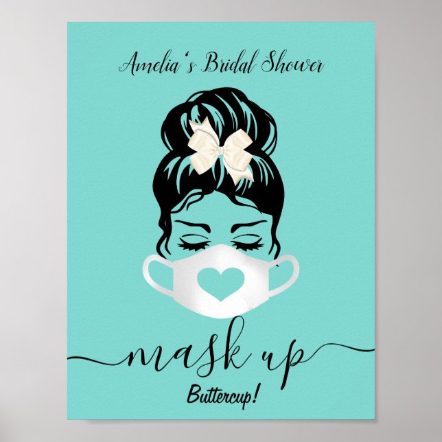 Säkerhet vid Social-händelser som krävs för Teal B Poster (Framsidan)