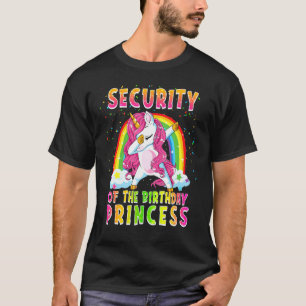 Säkerheten för prinsessan Unicorn Matching T Shirt