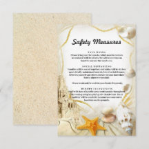 Säkerhetsåtgärder för Beach Sand Castle Bröllop