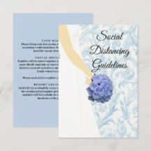 Säkerhetsåtgärder för Blå Elegant bröllop