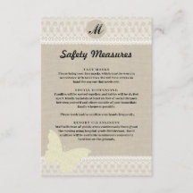 Säkerhetsåtgärder för Burlap och Snöre Monogram