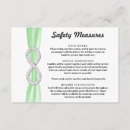 Säkerhetsåtgärder för grönt av band Diamond Infini Tilläggskort