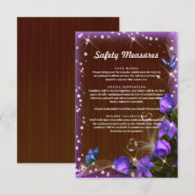 Säkerhetsåtgärder för Mörk av Blommigten för Lila