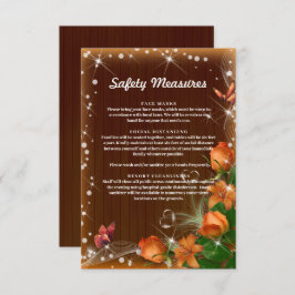 Säkerhetsåtgärder för Mörk av Blommigten för Orang Tilläggskort