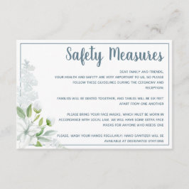 Säkerhetsåtgärder för romska vita blommor i bröllo tilläggskort