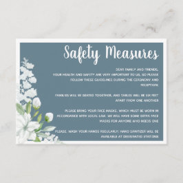 Säkerhetsåtgärder för romska vita blommor i bröllo tilläggskort