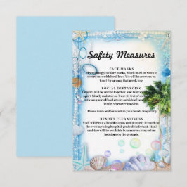 Säkerhetsåtgärder för tropisk havsbotten tilläggskort