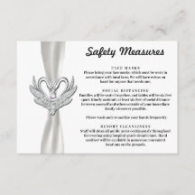 Säkerhetsåtgärder för White Ribbon Silver Svanar