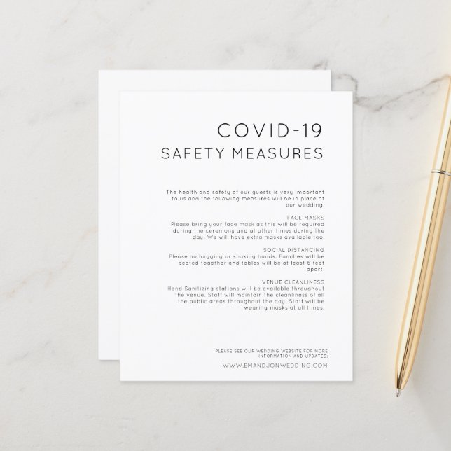 Säkerhetsåtgärder i Bröllop, Svartvit (Fram/Back In Situ)