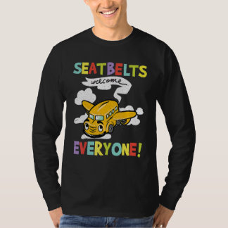 Säkerhetsbälten Alla Magiska Skolbuss Förarjobb T Shirt